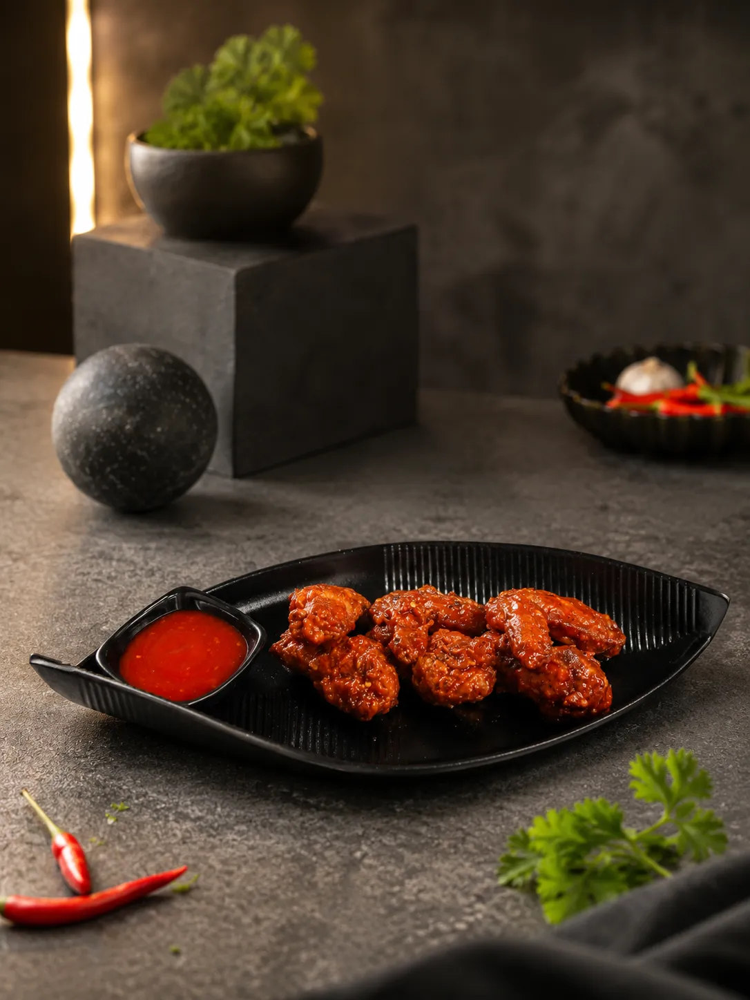 Restaurant menu shoot